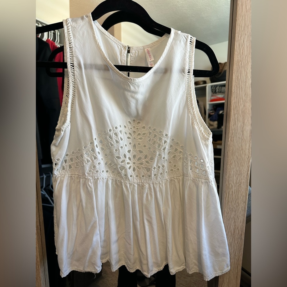 white dressy tank